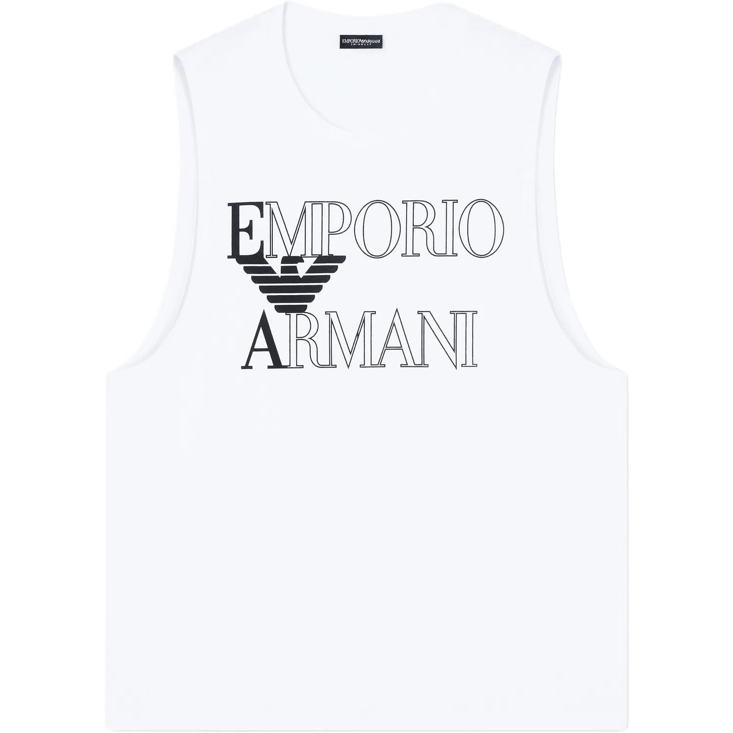 Топ-майка Emporio Armani белый