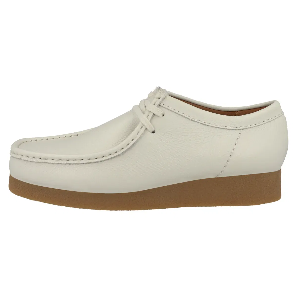 Полуботинки Wallabee EVO Clarks, белый