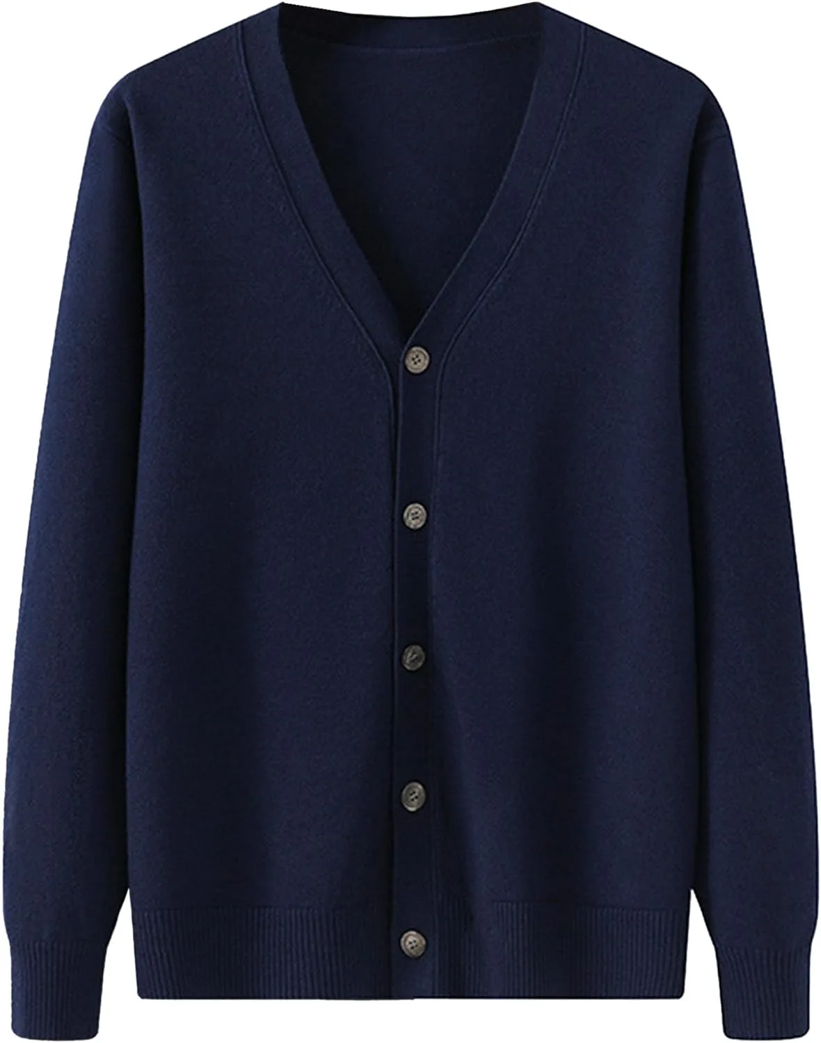 

Кардиган с длинным рукавом и V-образным вырезом для мужчин QOAAIE