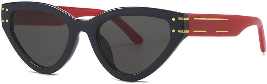 

Винтажные солнцезащитные очки «кошачий глаз» для женщин и мужчин, модные солнцезащитные очки-маски, женские тренды, очки для активного отдыха, защита от ультрафиолета UV400 TKKTLLT, Blue-brown