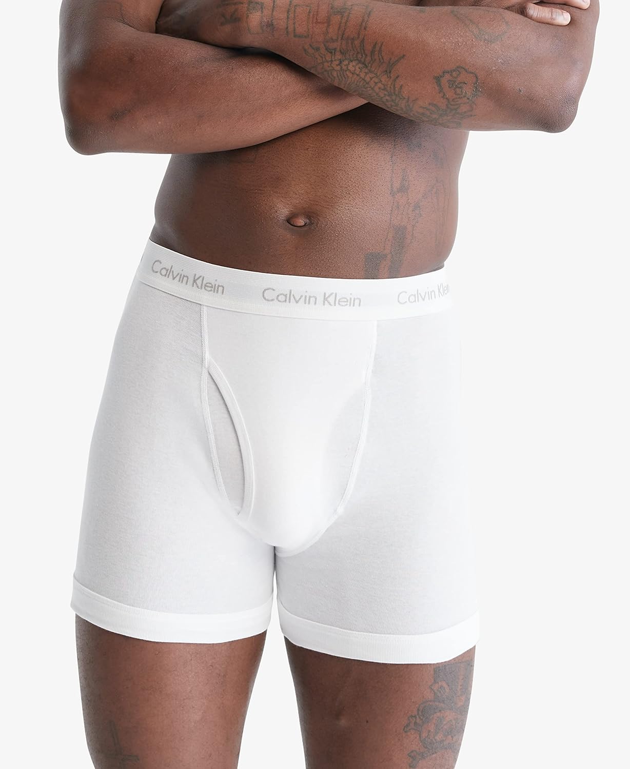 Комплект из 7 мужских боксеров Calvin Klein Cotton Classics, 7 White — фото 2