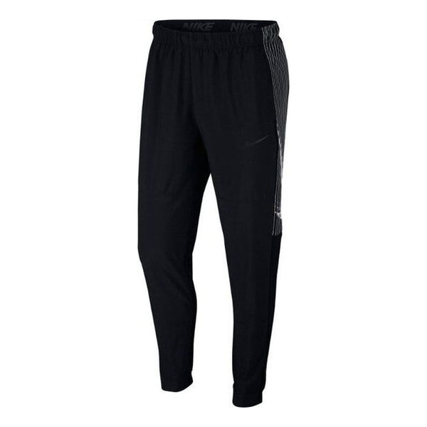 

Брюки dri-fit quick dry casual sports long pants black Nike, черный