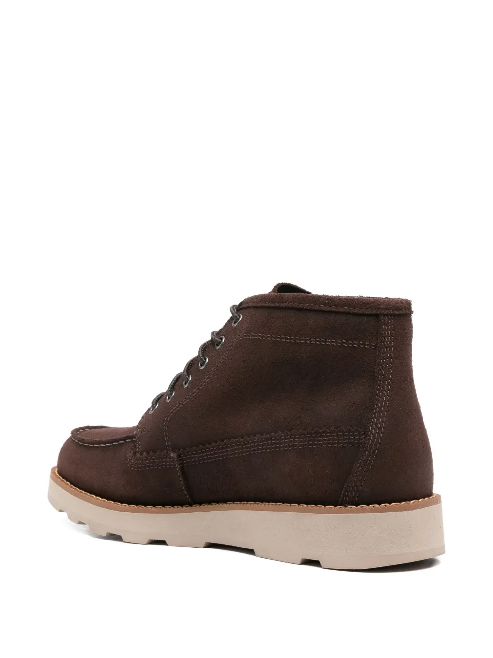 Мужские ботинки Timberland Chukka замшевые на шнуровке, коричневый — фото 3
