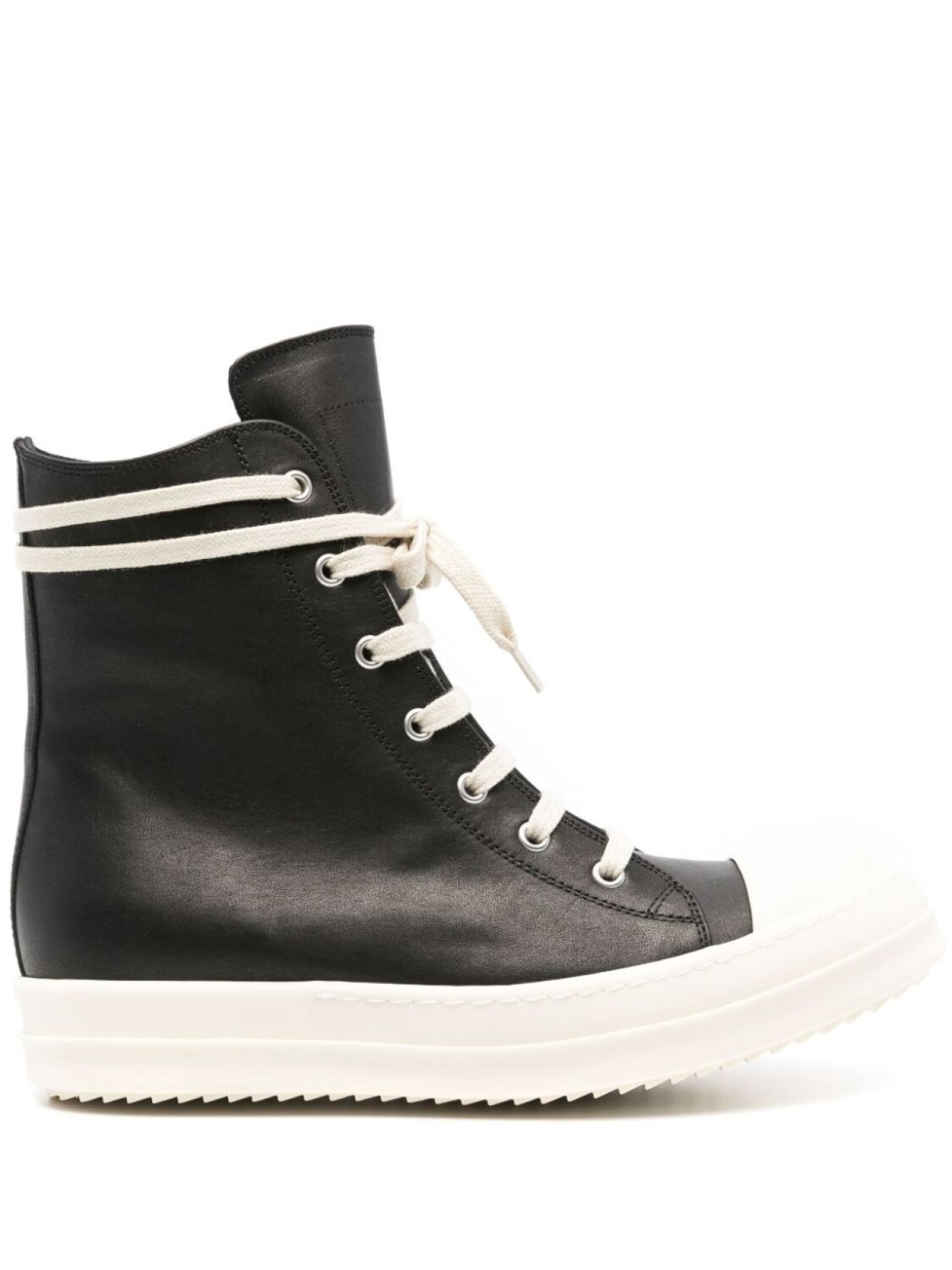 

Rick Owens высокие кеды с резиновым носком, черный