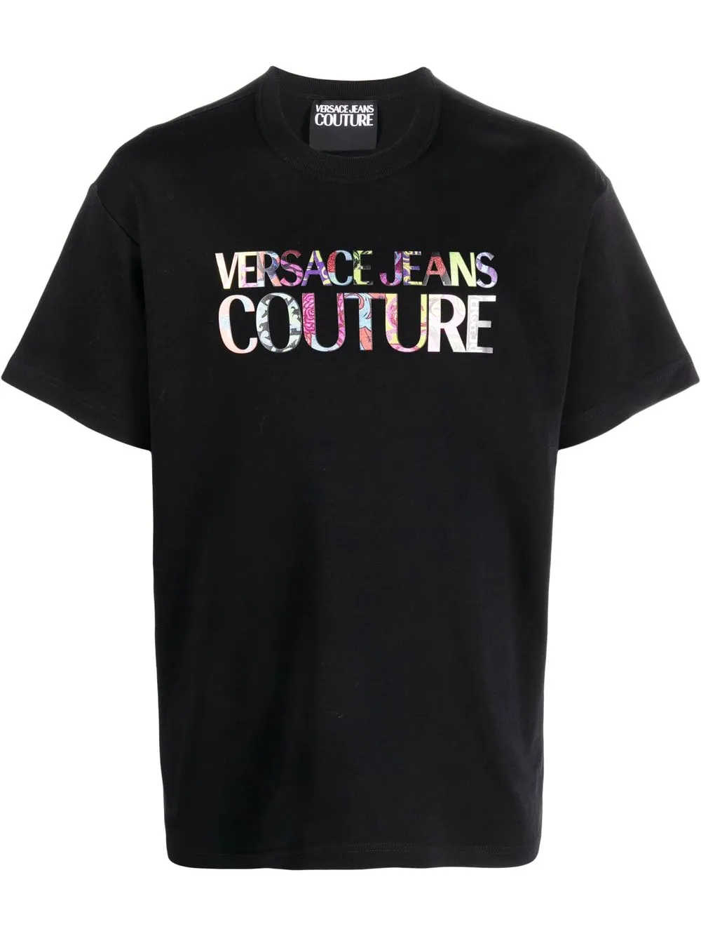 

Футболка с логотипом Versace Jeans Couture, черный