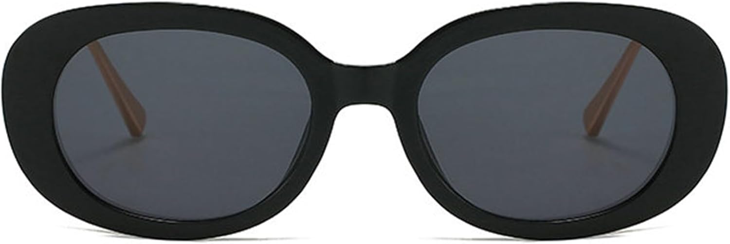 

Willochra Модные маленькие овальные солнцезащитные очки для женщин, модные очки 90-х, защита от УФ-излучения UV400, винтажные прямоугольные солнцезащитные очки для мужчин, C1