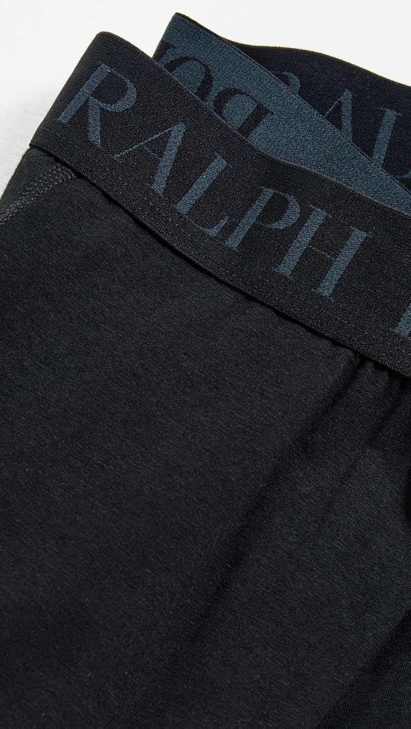 Polo Ralph Lauren Нижнее белье Мужские 4D Flex Хлопковые Модальные Трусы-боксеры 3 шт, Polo Black — фото 4