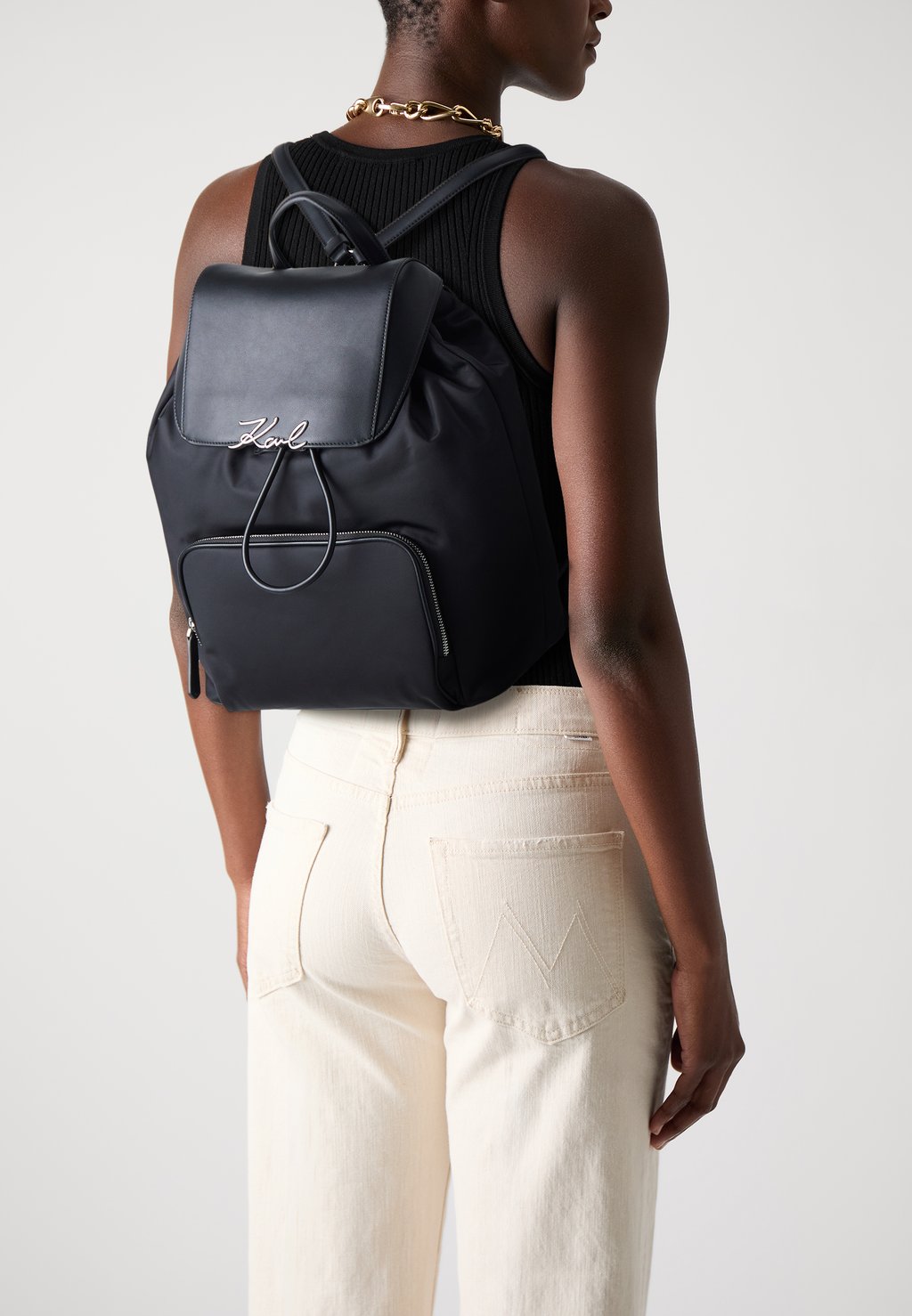 

Рюкзак SIGNATURE BACKPACK KARL LAGERFELD, черный
