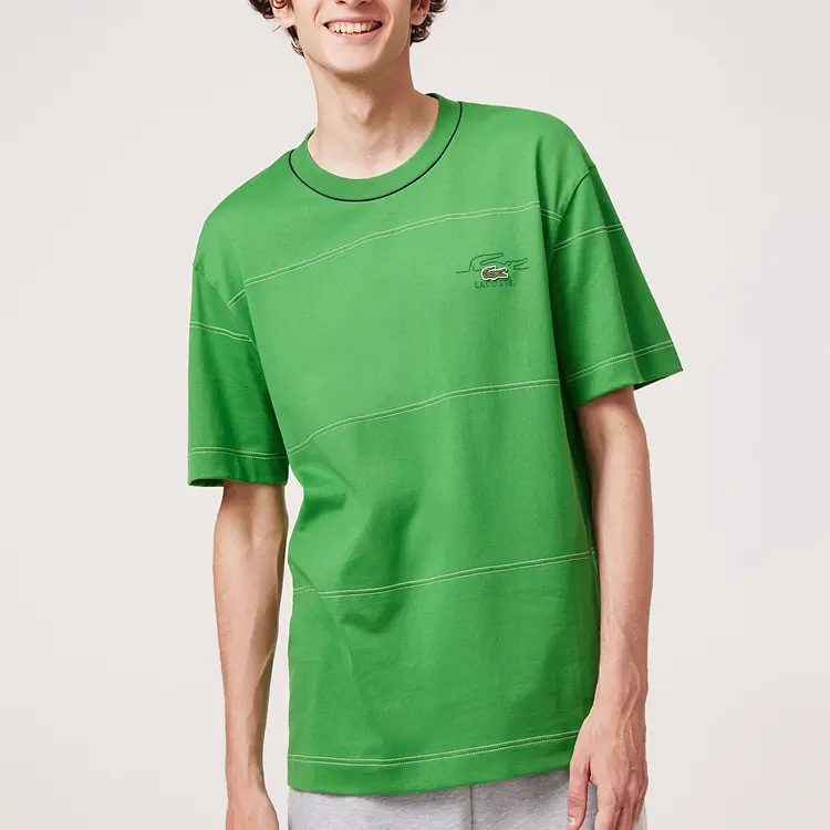 Футболка мужская Lacoste, зеленый — фото 3