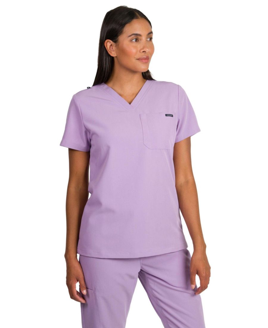 

Женская облегающая медицинская рубашка Camilla с одним карманом Medgear, Lavender