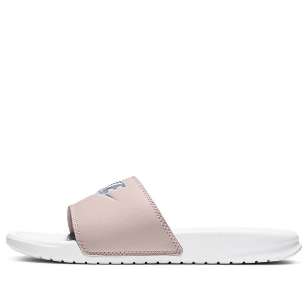 Тапочки benassi jdi slides 'ghost barely rose' Nike, белый