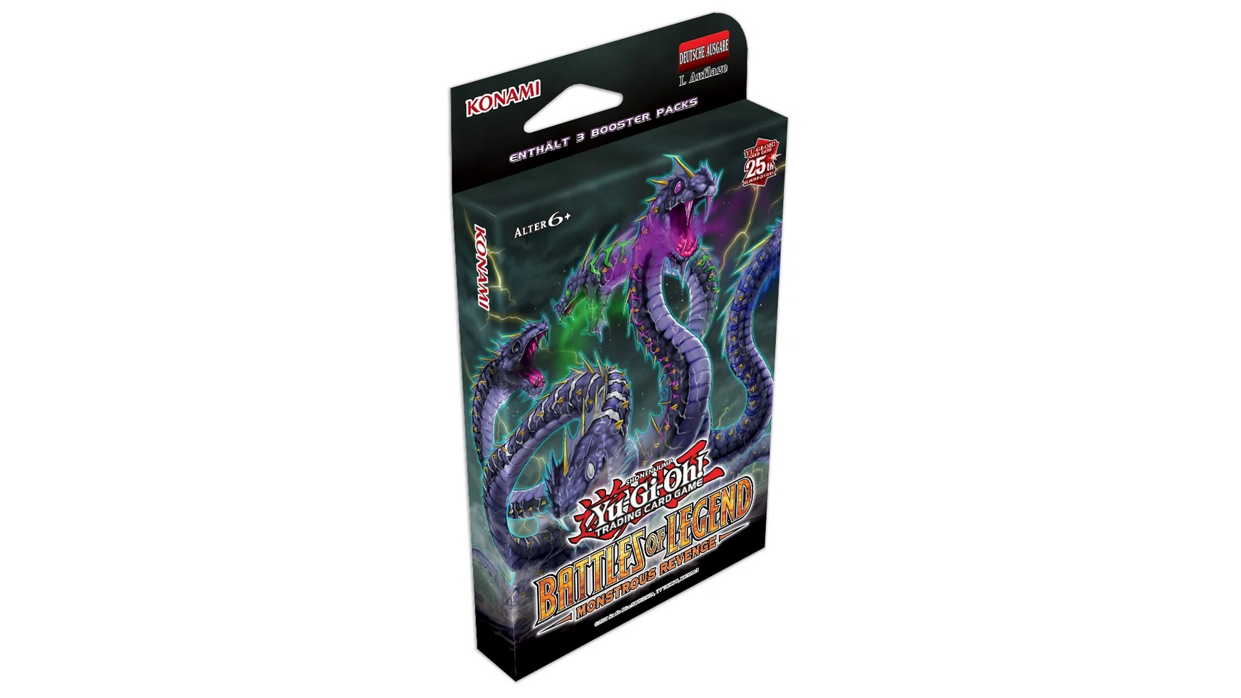 

Коллекционная карточная игра Yu-Gi-Oh Battles of Legend: Monstrous Revenge, содержит 3 бустера Konami