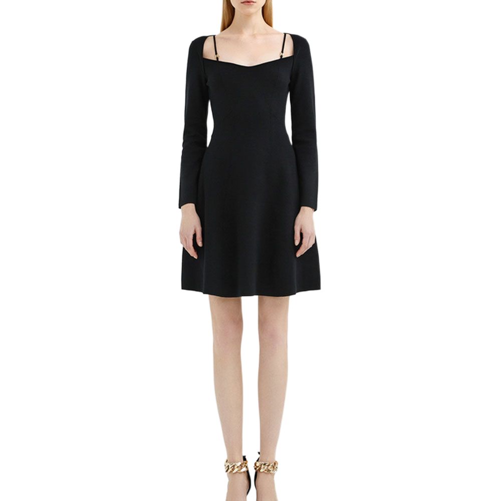 

KARL LAGERFELD / Karl Lagerfeld Jeans Длинное платье с длинными рукавами KARL LAGERFELD черное