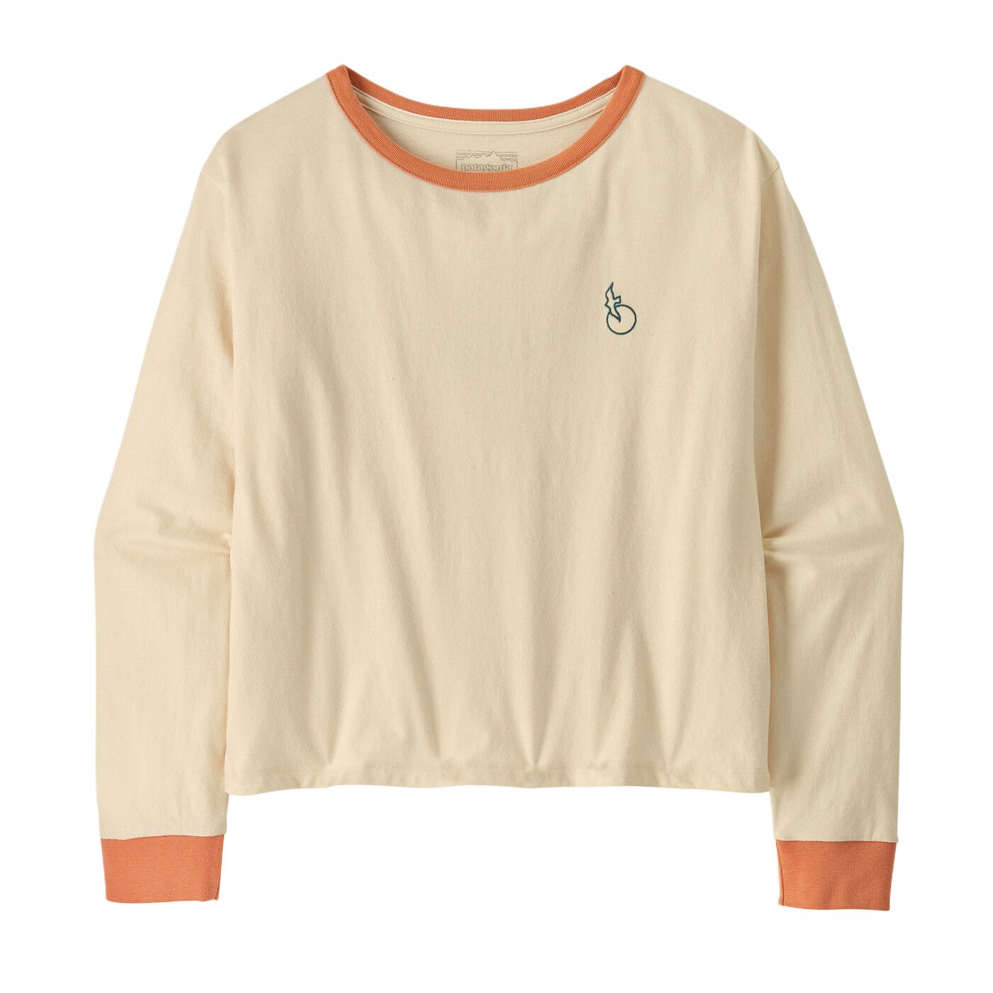 

Женская футболка со спущенными плечами и рукавами Patagonia, undyed natural