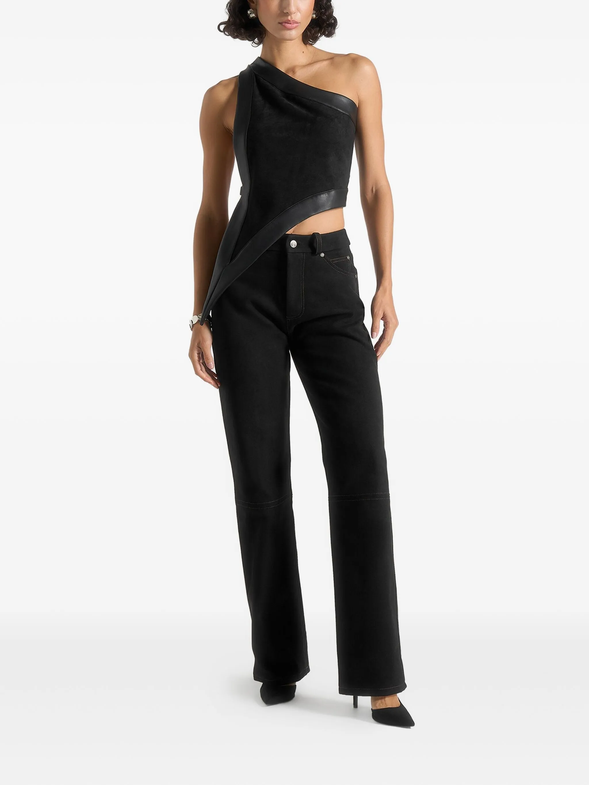 

Прямые джинсы Kalie Manière De Voir, черный