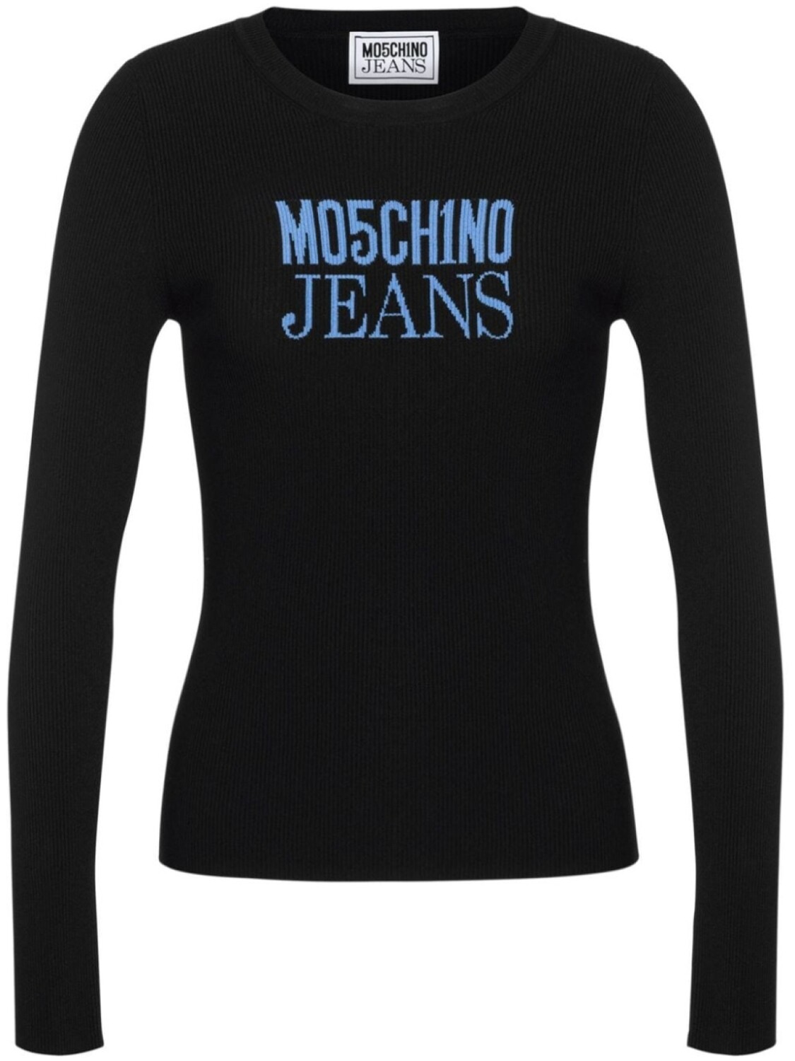 

MOSCHINO JEANS топ в рубчик с логотипом