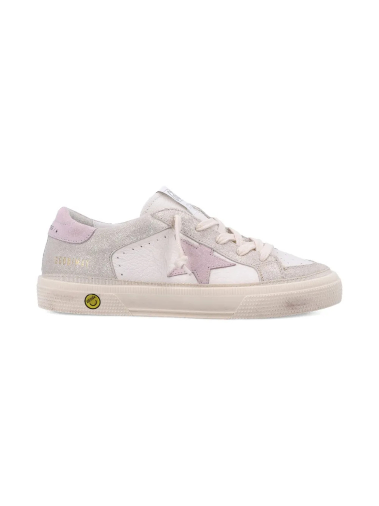 

Кроссовки со звездами Golden Goose Kids, серый