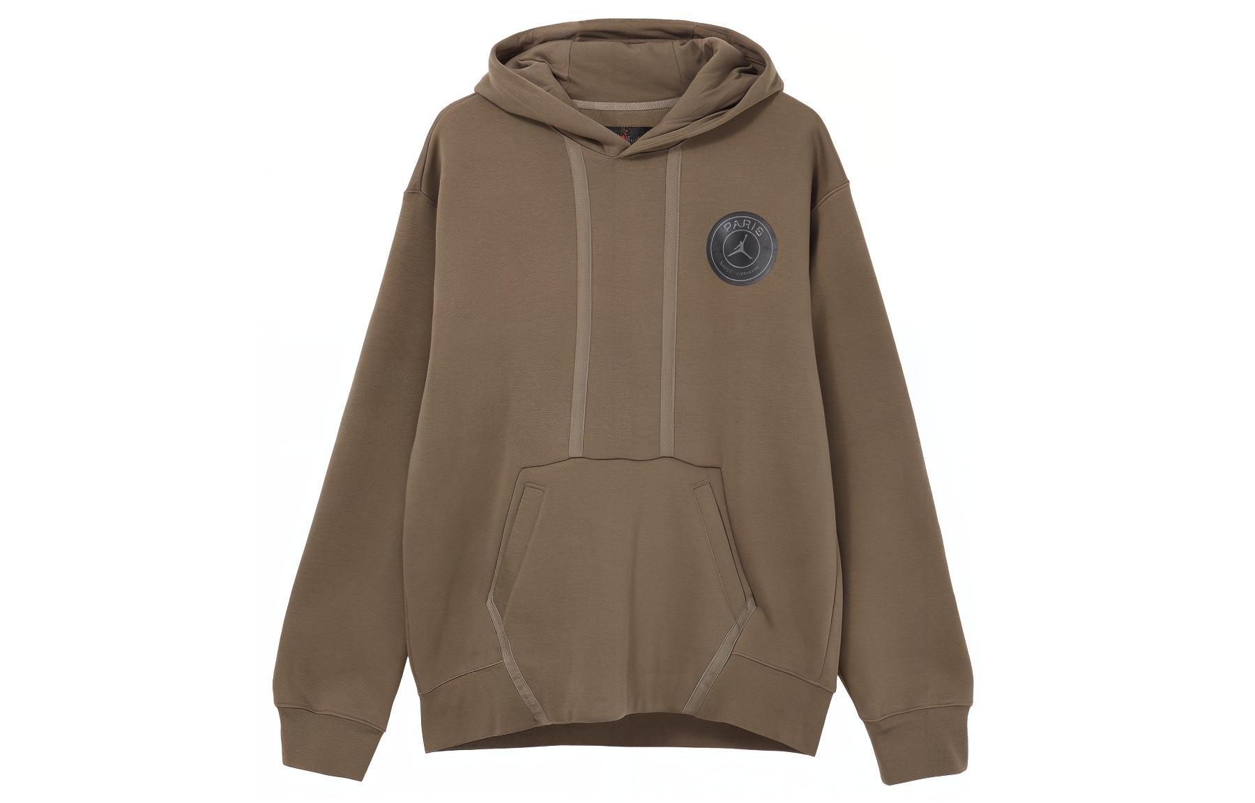 

Толстовка с логотипом Paris Saint-Germain 'Коричневая' Jordan, Светлая Умбра