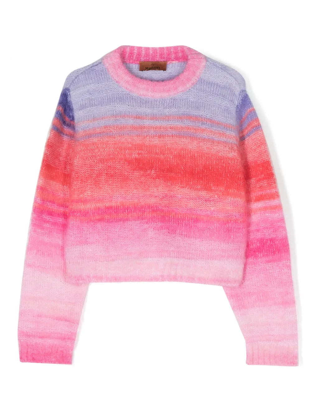 

Джемпер с эффектом омбре Missoni Kids, розовый