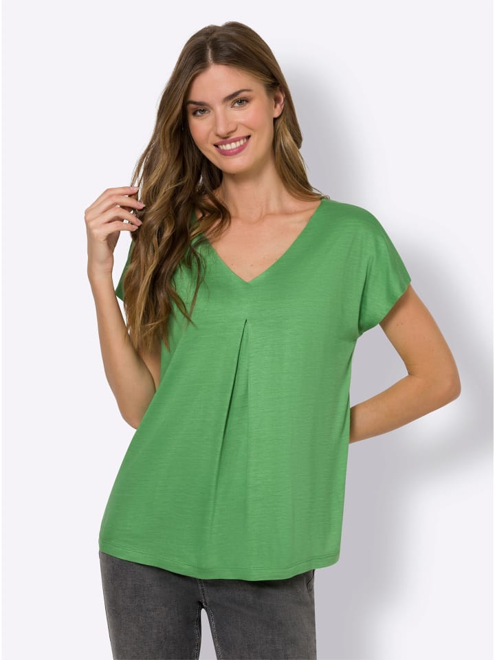 

Рубашка с короткими рукавами в яблочном цвете Heine