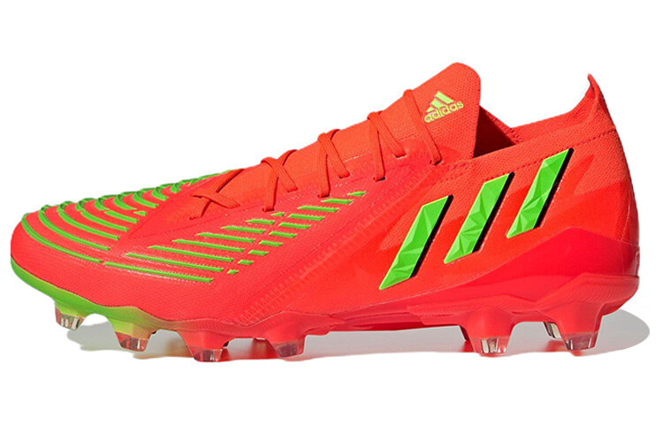 

Футбольные бутсы Predator Edge.1 мужские низкие красные/зеленые Adidas