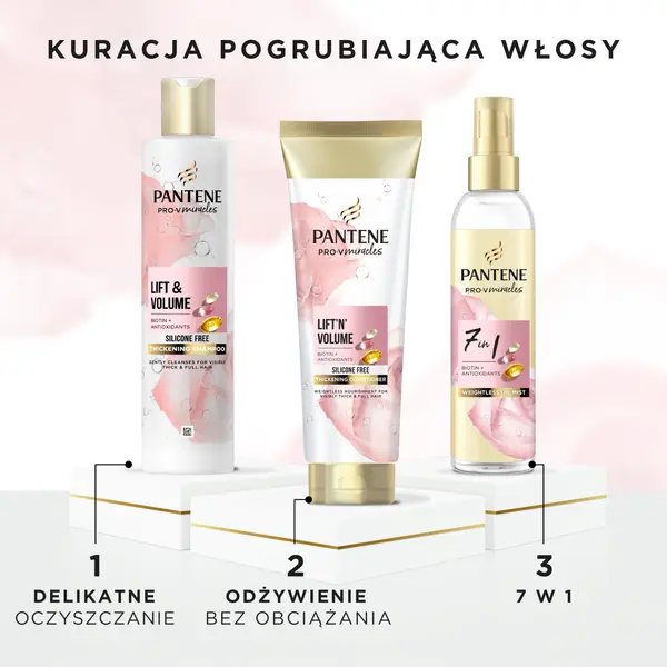 Кондиционер для густоты волос с биотином, 160 мл Pantene Pro-V lift'n'volume — фото 3