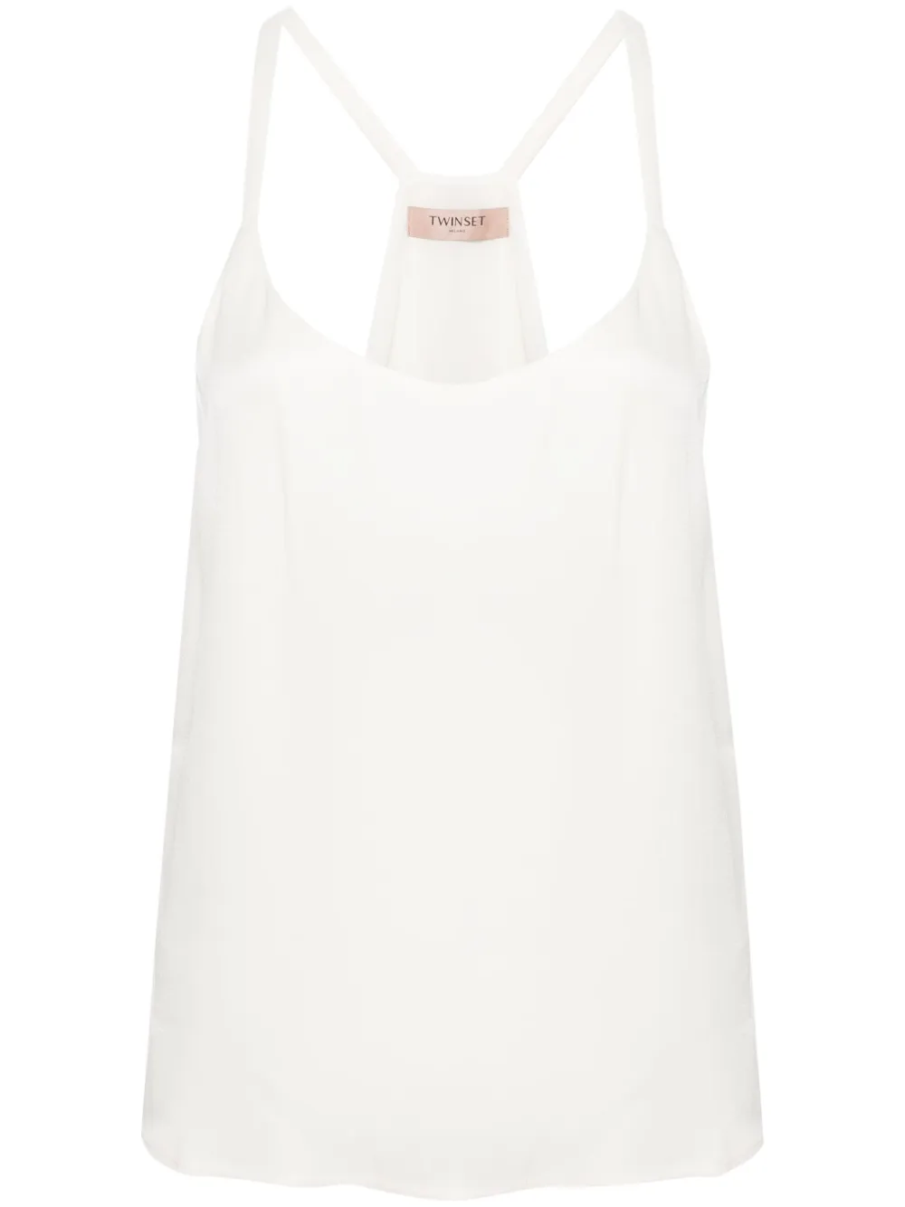 

Топ без рукавов с V-образным вырезом Twinset, белый