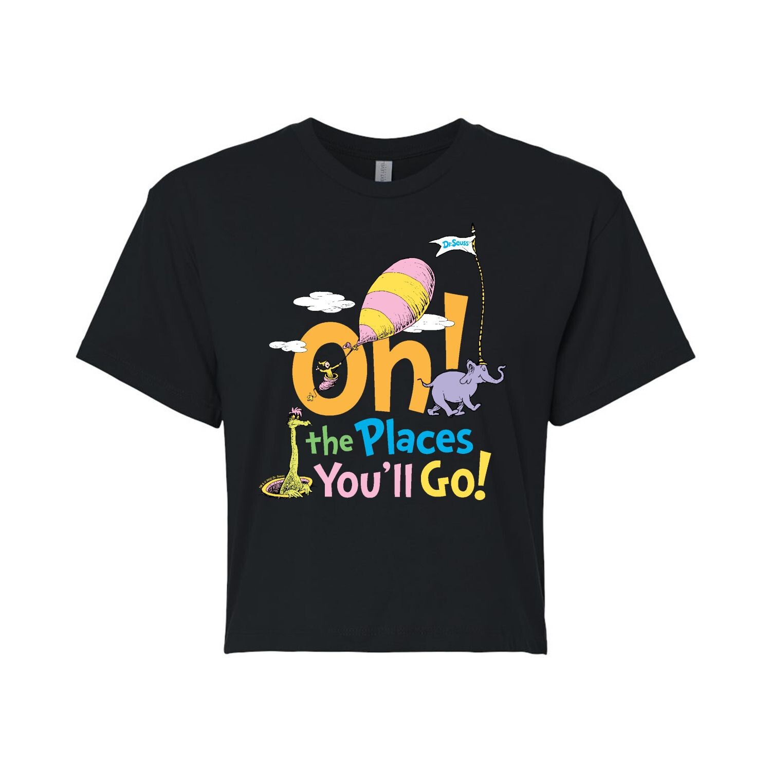 

Укороченная футболка Dr. Seuss Places You'll Go для юниоров Licensed Character