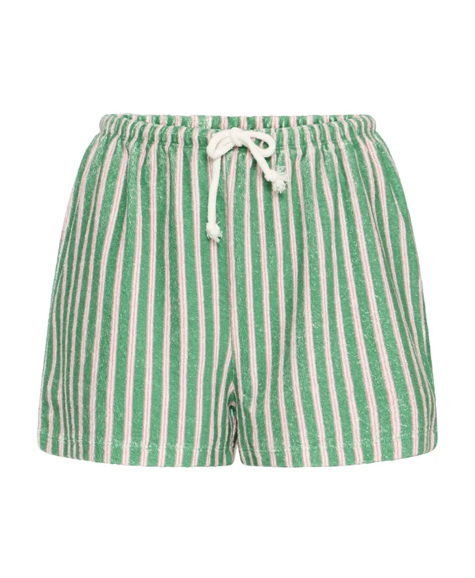 

Полосатые шорты с поясом, в стиле Бларни. Ichi, мультиколор