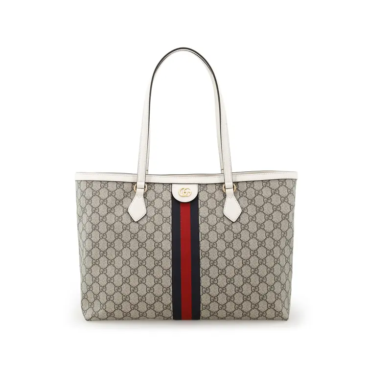Женский рюкзак GUCCI Ophidia из канваса с кожаными деталями — фото 2