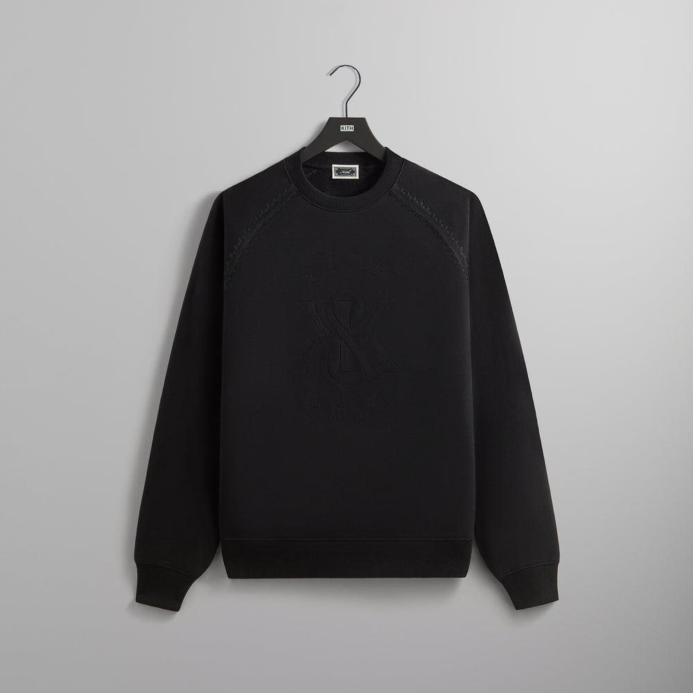 

Толстовка Kith Vale Raglan Crewneck, черный