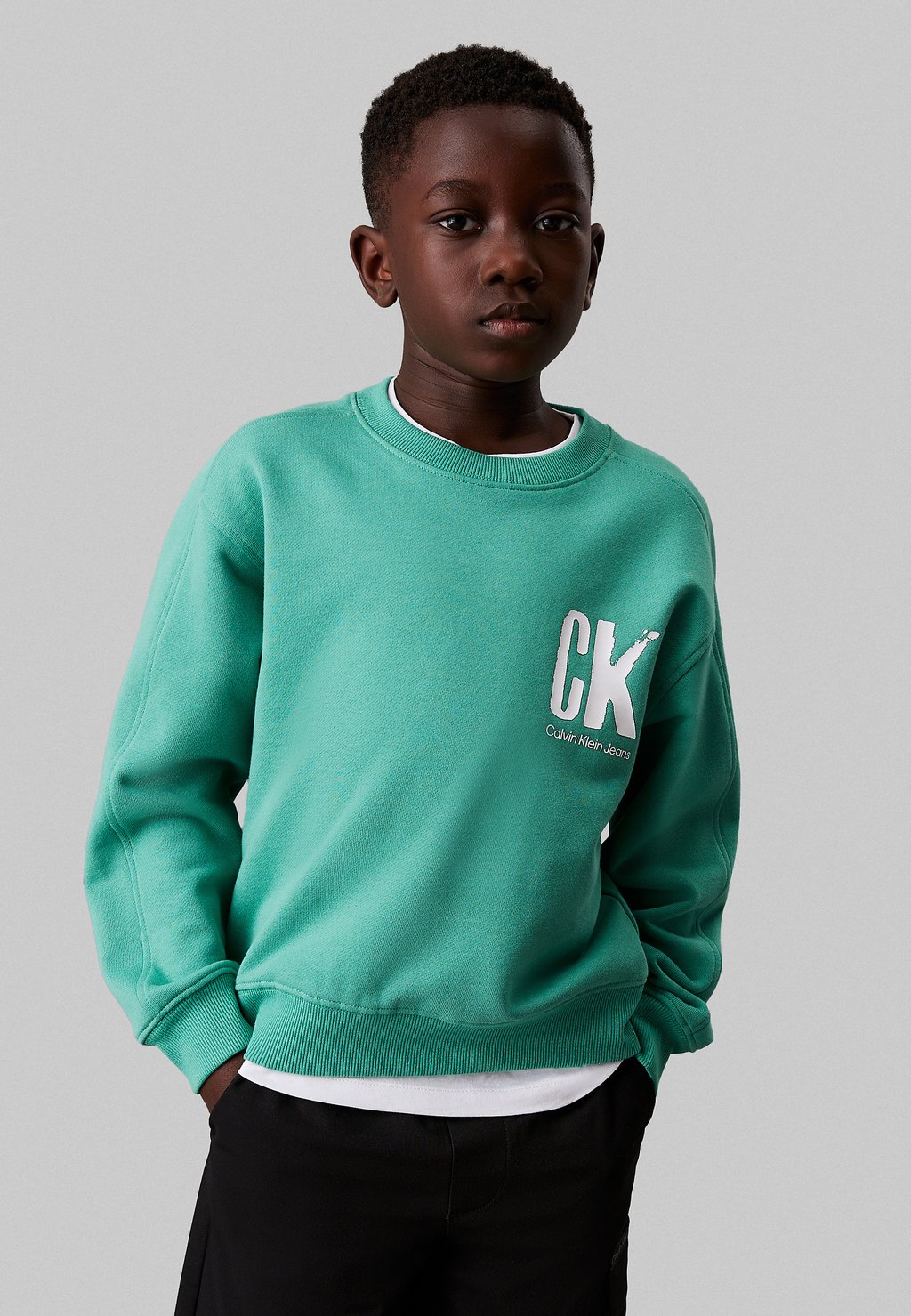 

Толстовка BACK GRAPHIC Calvin Klein Jeans, зеленый