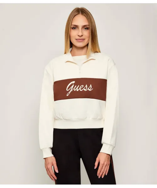 

Толстовка Fabia Cropped fit Guess Active, бежевый