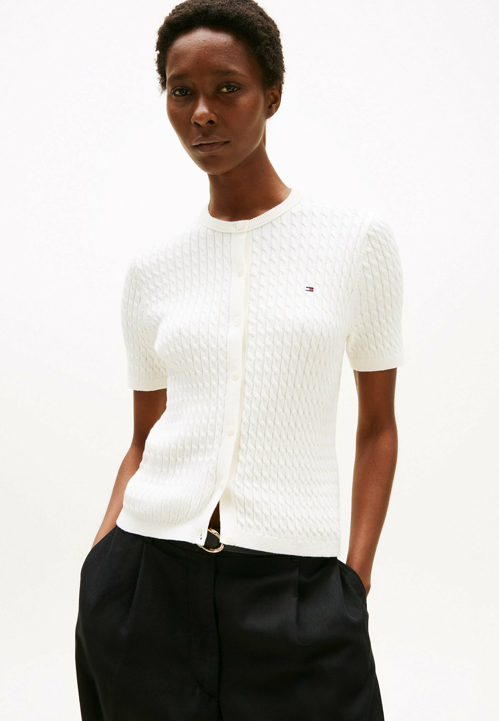 

Кардиган CABLE CARDI Tommy Hilfiger, белый