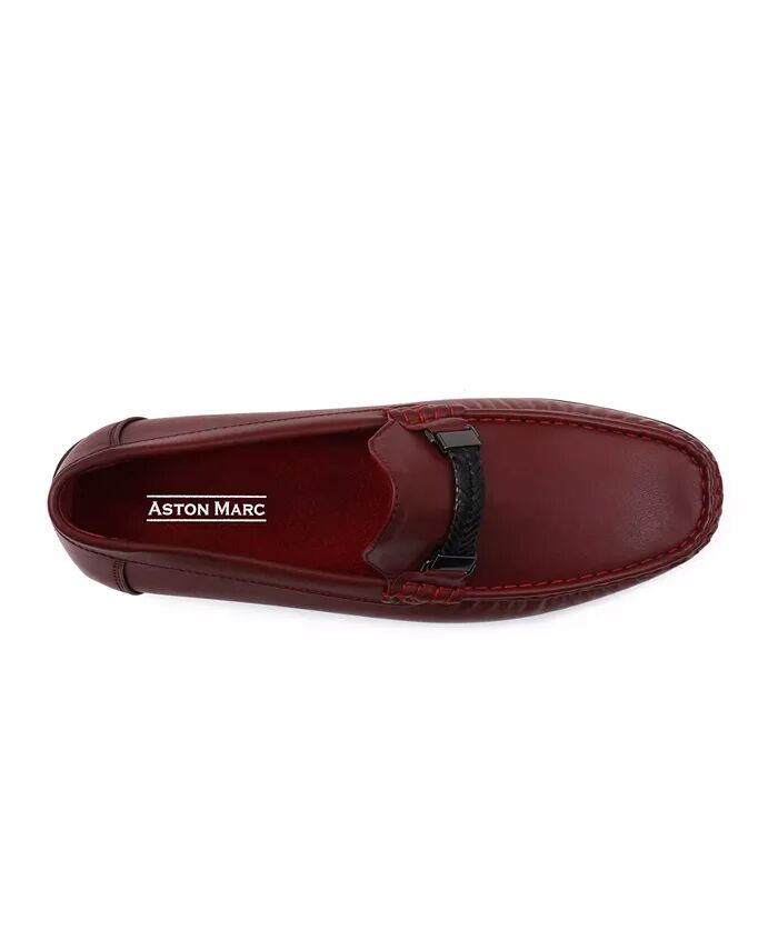 Мужские мокасины Madrid Comfort Driver Slip-On Aston Marc, красный — фото 4