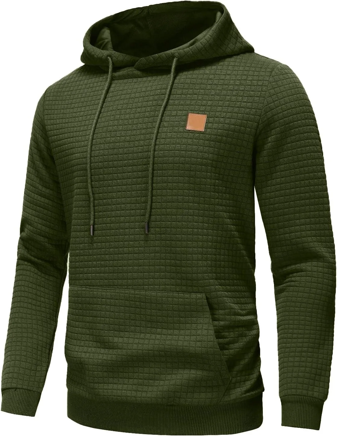 Мужская худи с капюшоном и шнуровкой, Slim Fit — фото 2