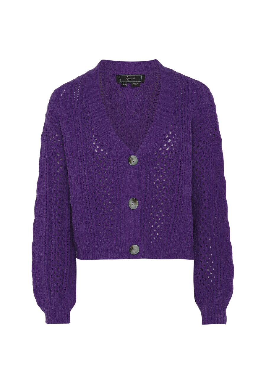 

Вязаный кардиган faina, цвет Dark purple
