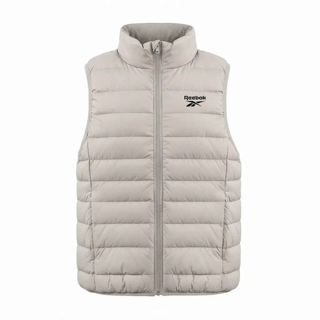 

Жилеты Unisex, воротник стойка, умеренные другие Reebok, светло серый