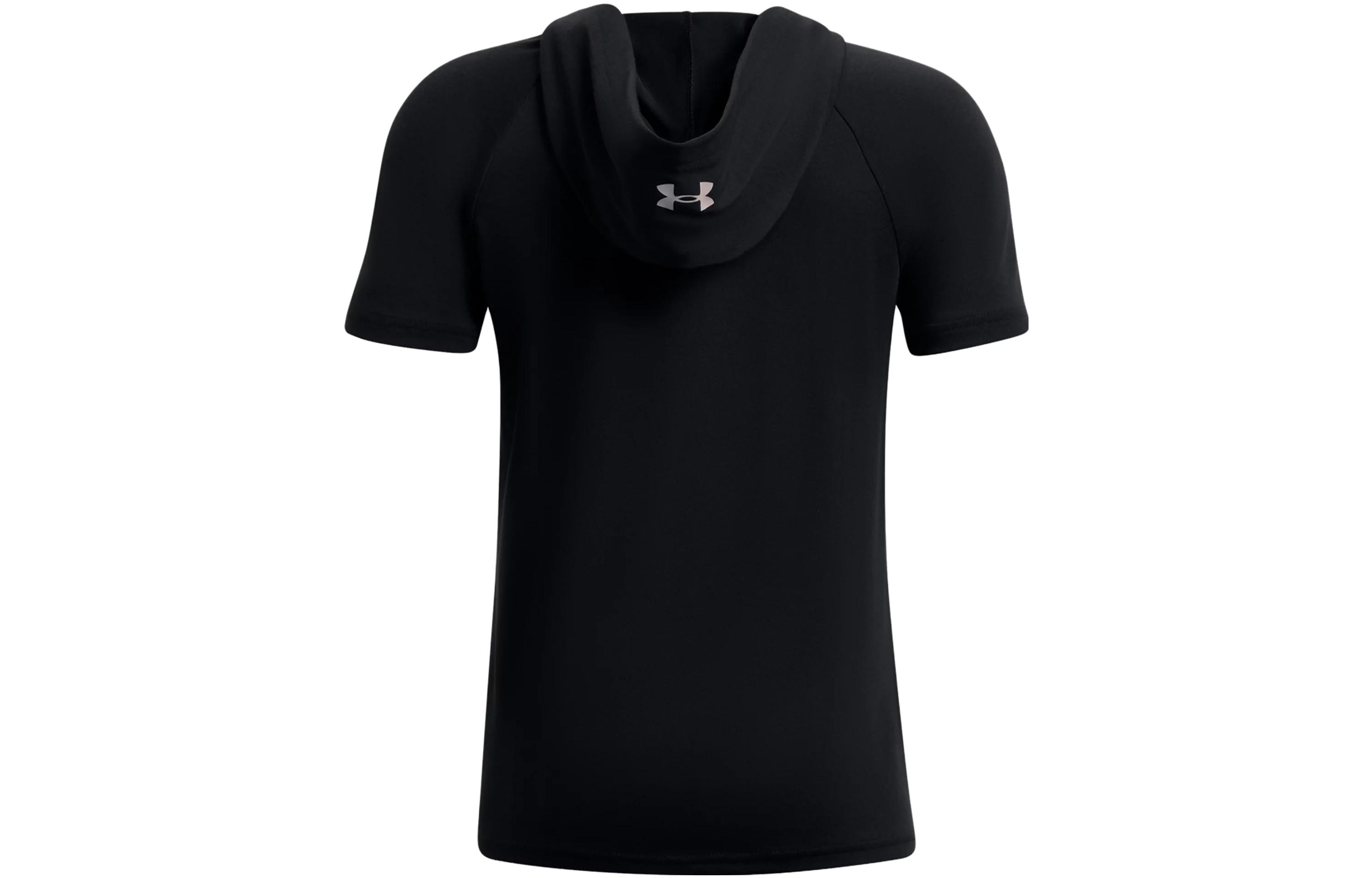 Under Armour Толстовка Project Kids' Apparel Project Rock Heavyweight Cotton с короткими рукавами черный Kids' — фото 4