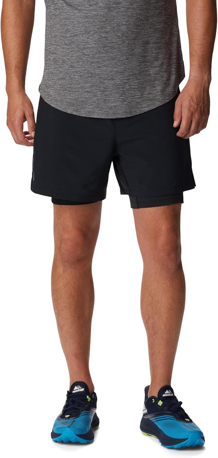 

Мужские шорты для походов Columbia Endless Trail 2-в-1, Black