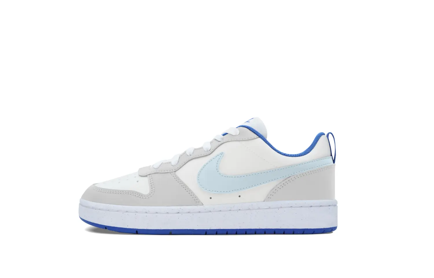 

Детские, подростковые, противоскользящие, износостойкие, низкие кроссовки для скейтбординга Court Borough Nike, серый