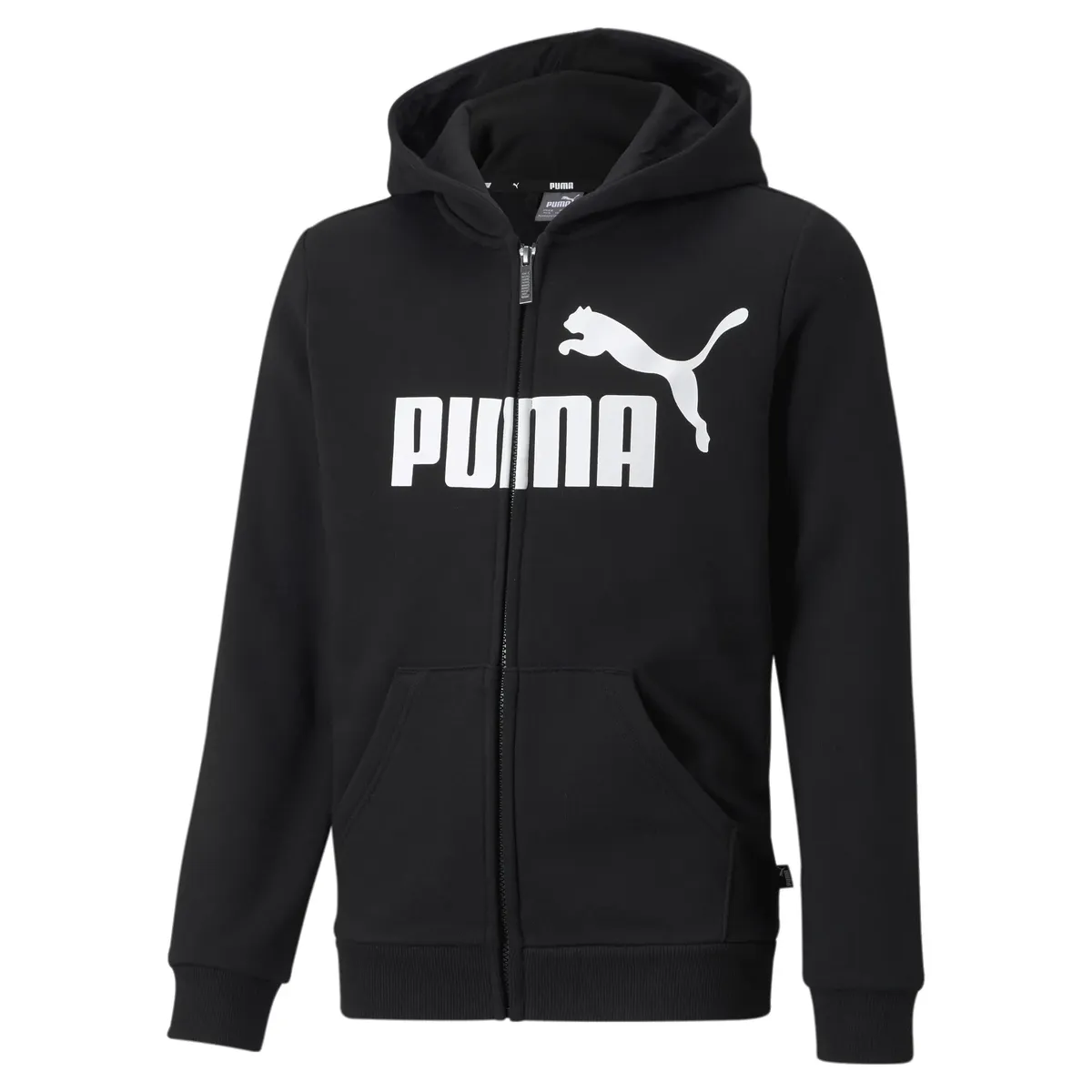 

Толстовка PUMA "Essentials Big Logo Hooded Jacket Boys", черный