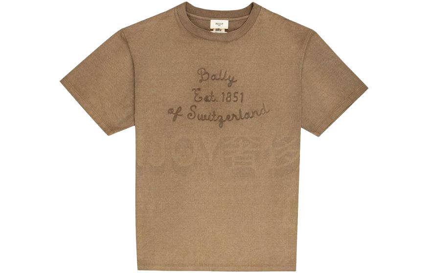 

BALLY Футболка мужская коричневая