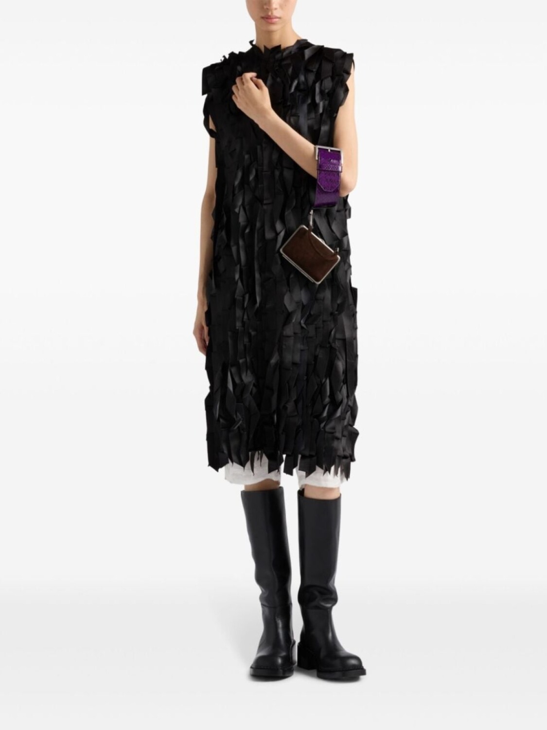 Платье Prada Sable, черный