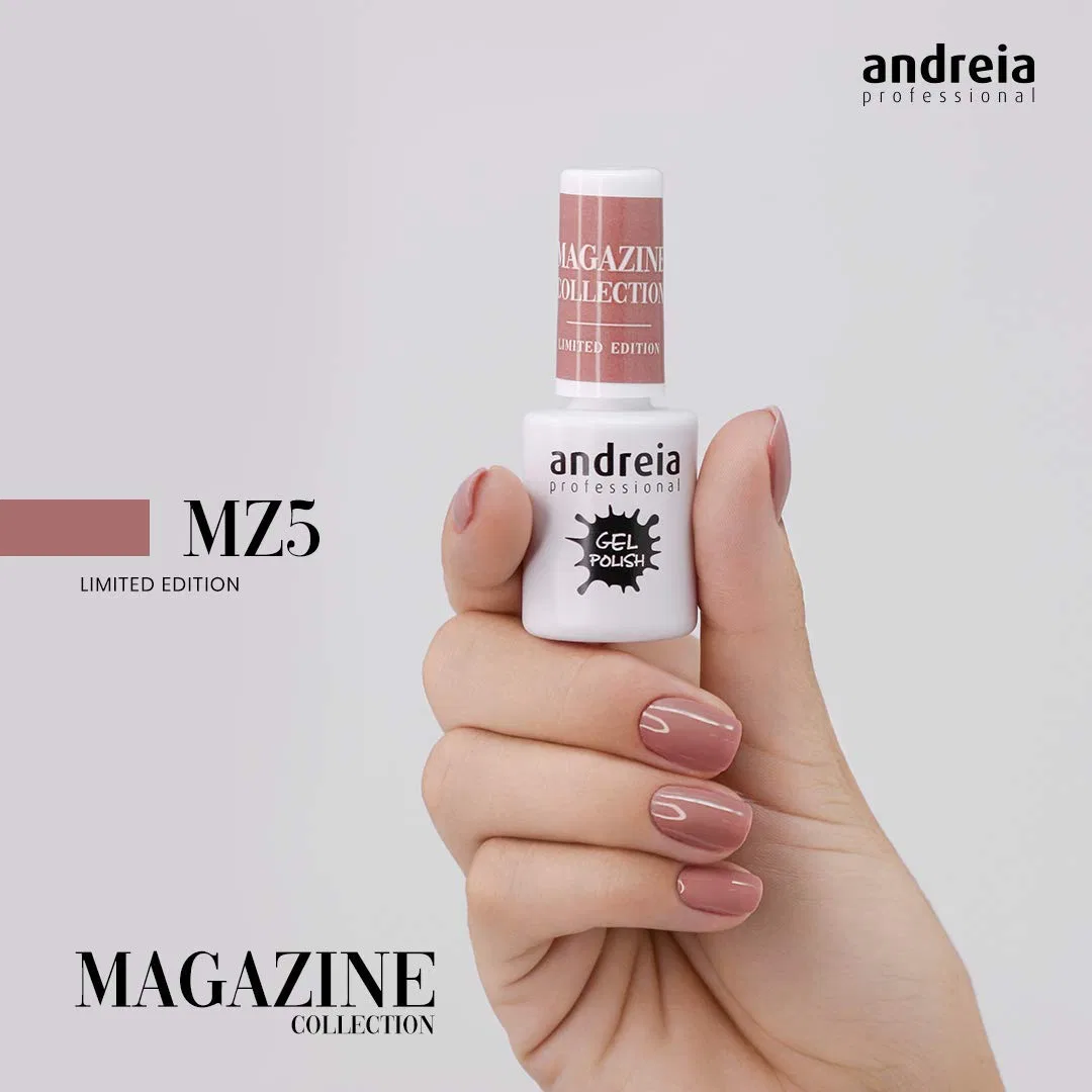 Полуперманентный гель-лак Andreia Professional MZ5 Nude Caramel, 10.5 мл Andreia, Mz5 Candy Nude — фото 3