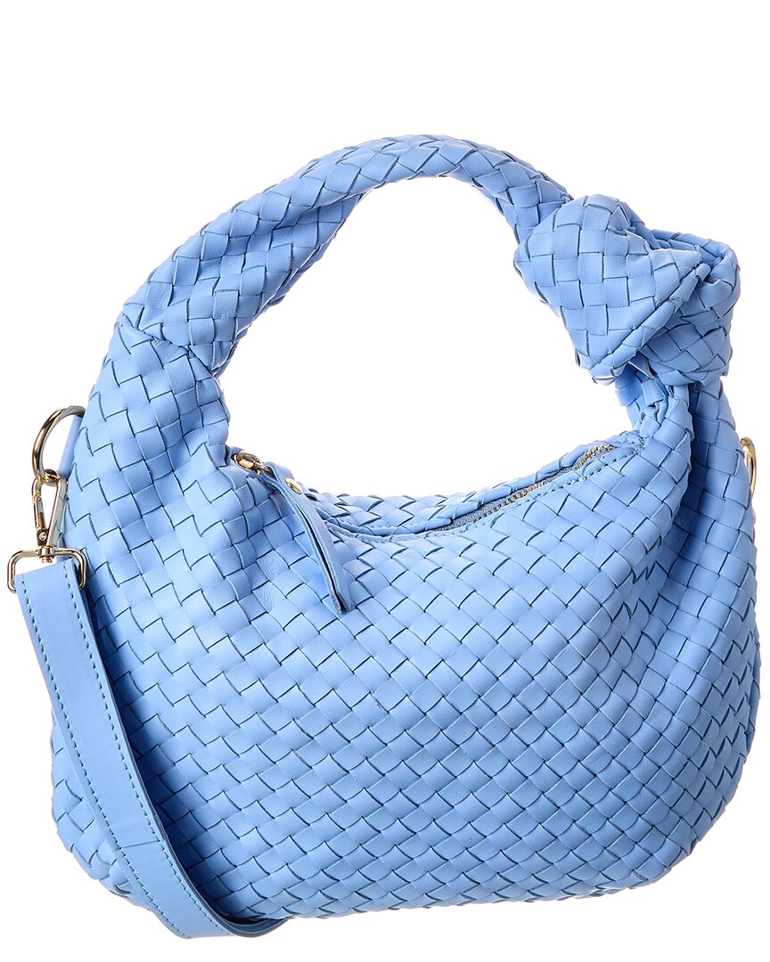 

Изабелла Россетти Сильви Плечевая сумка из плетеной кожи ручной работы Isabella Rosetti