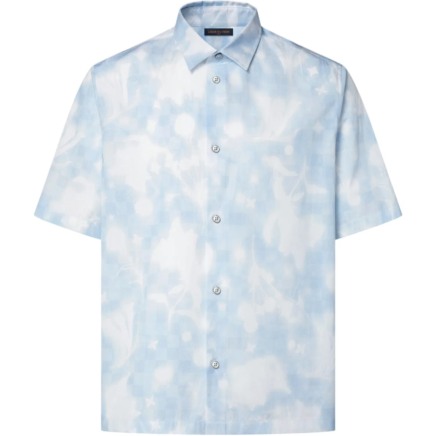 Рубашка мужская Blue Pointed Collar Moderate Other LOUIS VUITTON