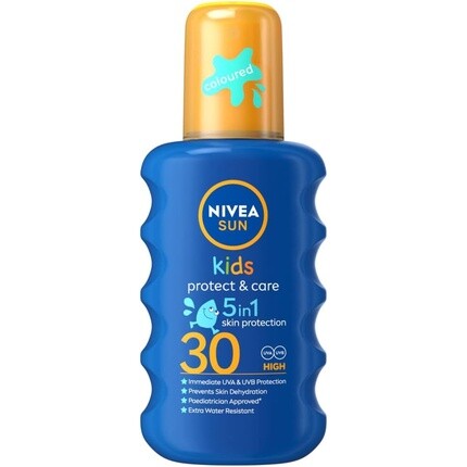 

Спрей для детей Sun Spf30, прочный, водостойкий, 200 мл, Nivea