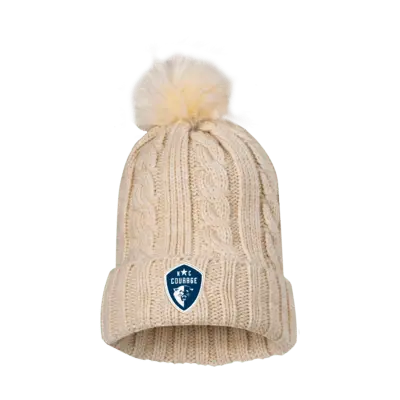 

Шапка Nike North Carolina Courage NWSL Knit Beanie, цвет Oatmeal