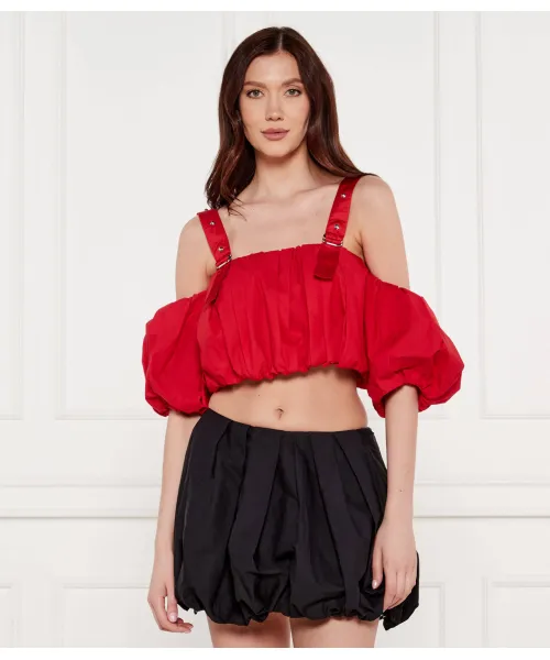 

Топ Рауль Cropped fit Pinko, красный